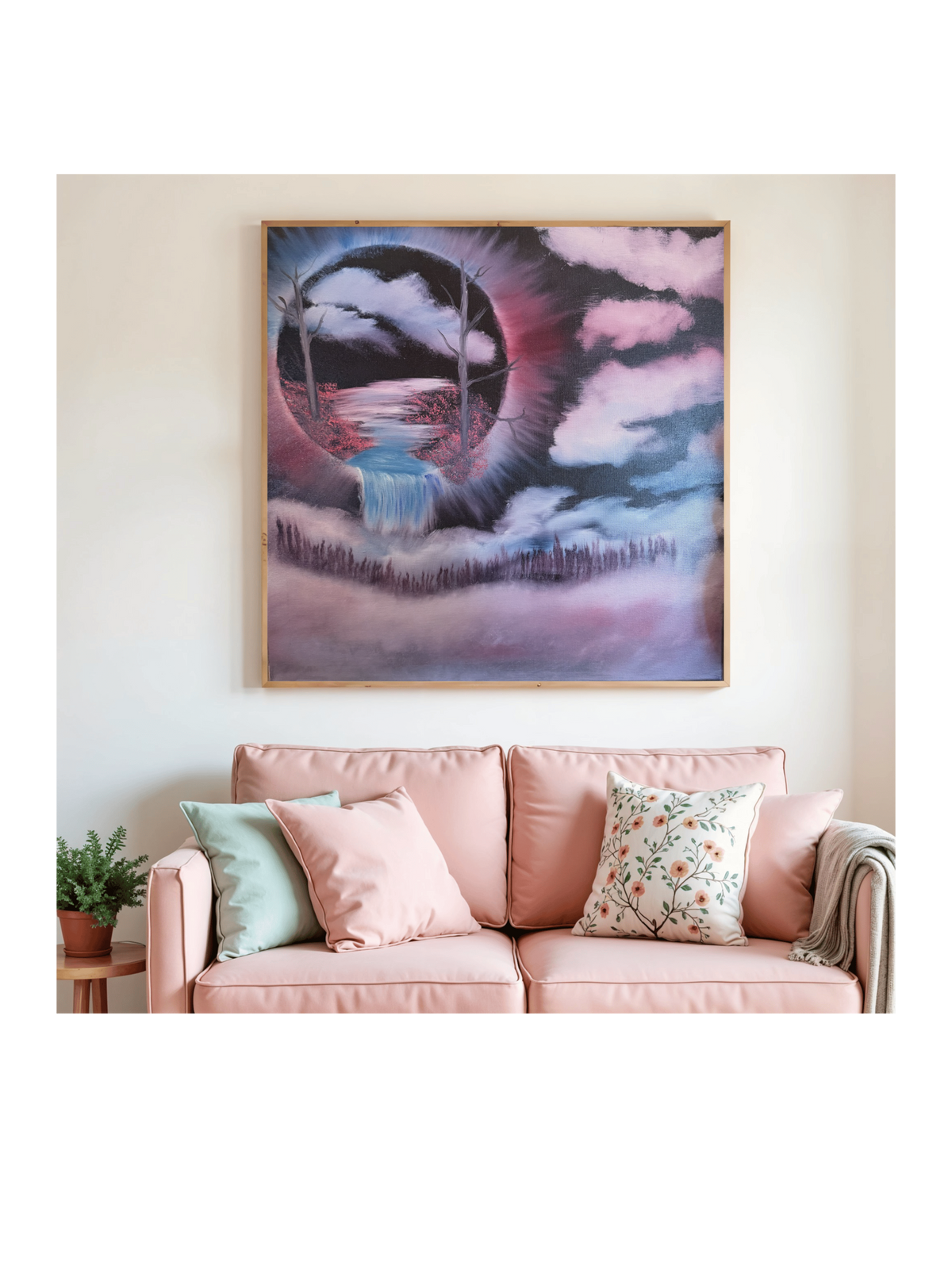 Portal Waterfall by Bee the Light Art Studio