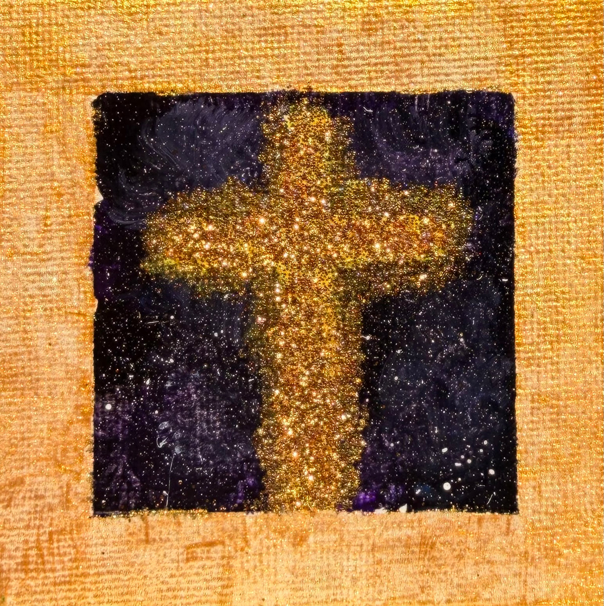 Cross (magnet) by Bee the Light Art Studio