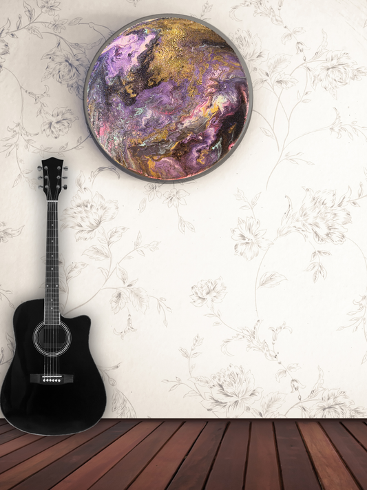 Dark Marble by Bee the Light Art Studio