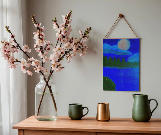Evening by the Lake by Bee the Light Art Studio
