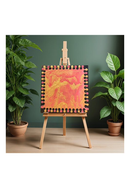 Framed Marble by Bee the Light Art Studio