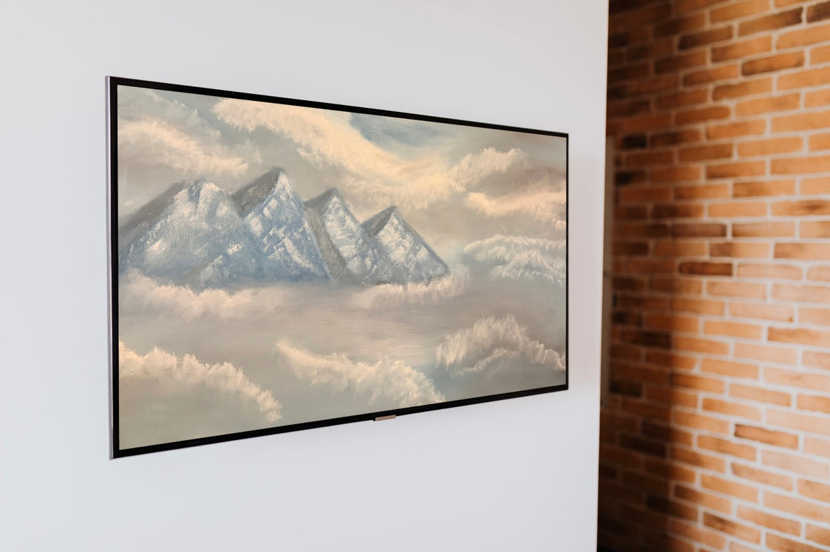 Misty Mountains by Bee the Light Art Studio
