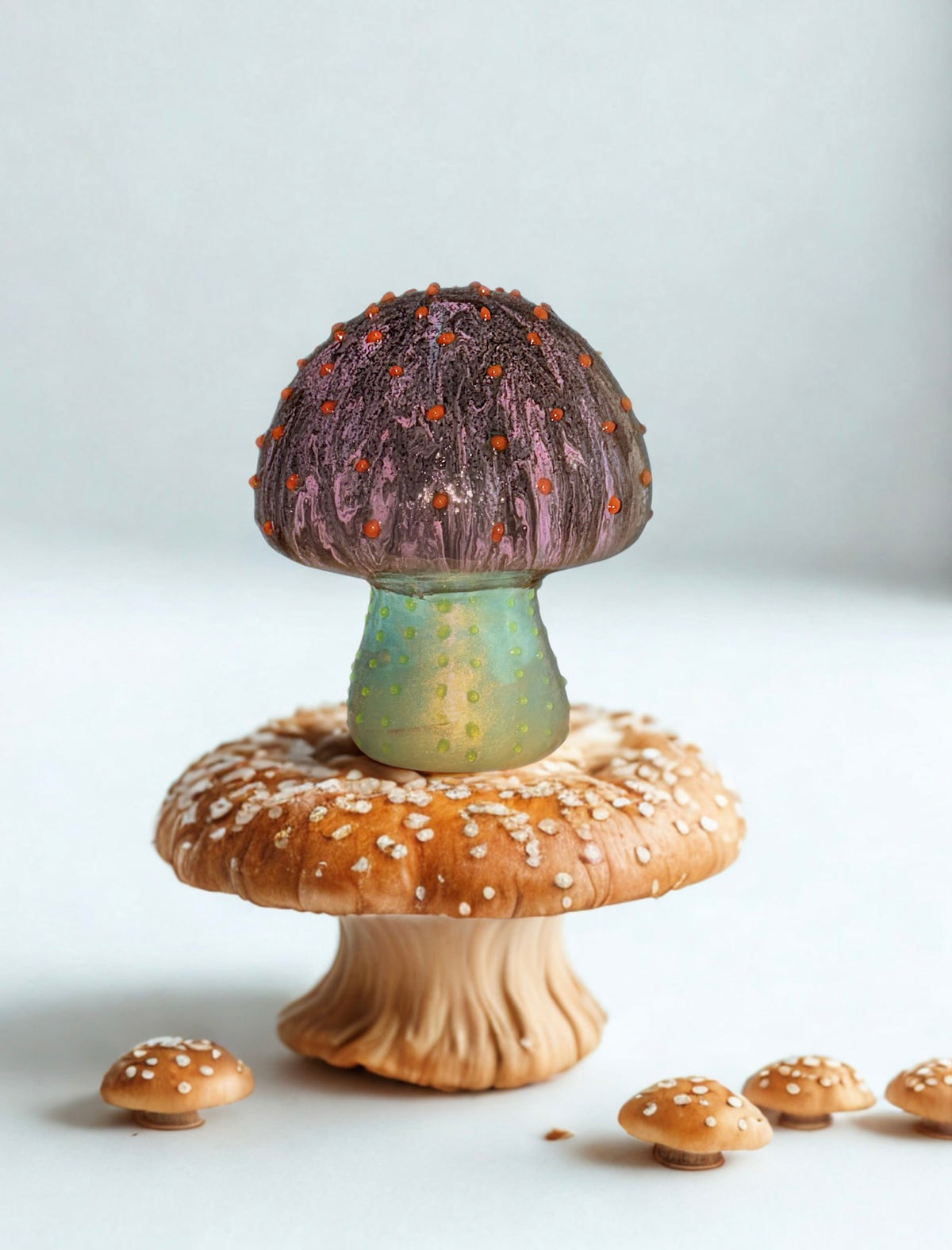 Spotty Mushroom by Bee the Light Art Studio