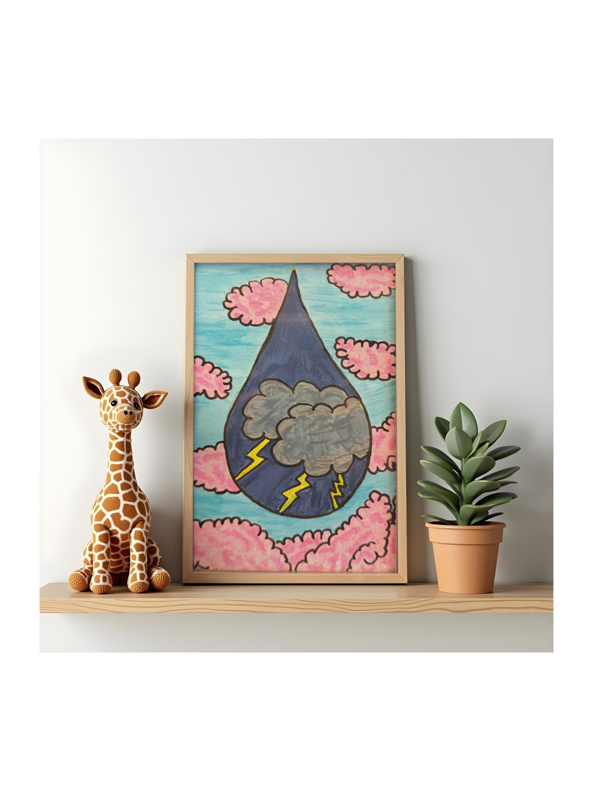 Storm Tears by Bee the Light Art Studio