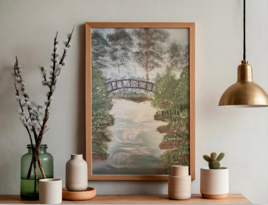 Water Under the Bridge by Bee the Light Art Studio