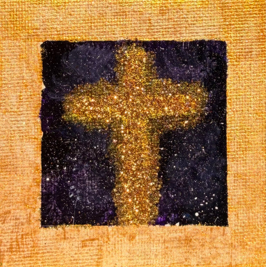 Cross (magnet) by Bee the Light Art Studio