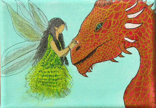 Fairy Dragon by Bee the Light Art Studio
