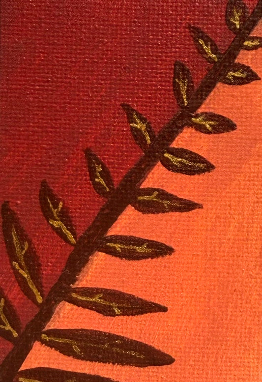 Fall Leaf by Bee the Light Art Studio