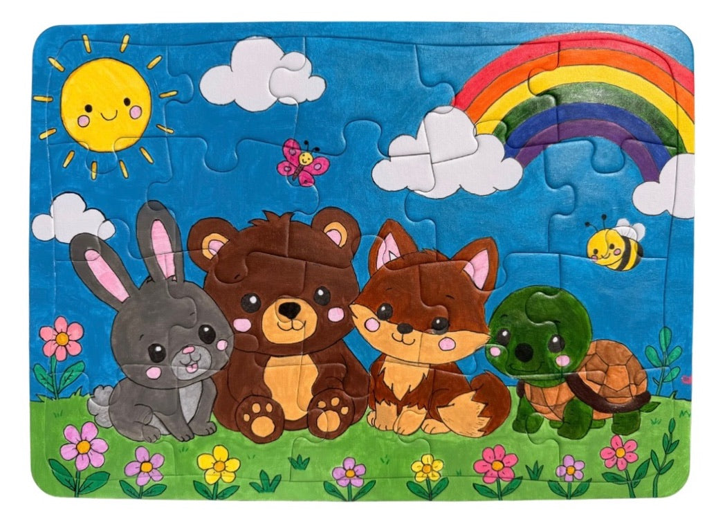 Furry Friends by Bee the Light Art Studio