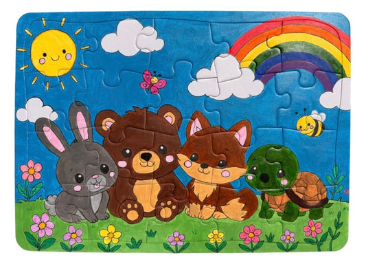 Furry Friends by Bee the Light Art Studio