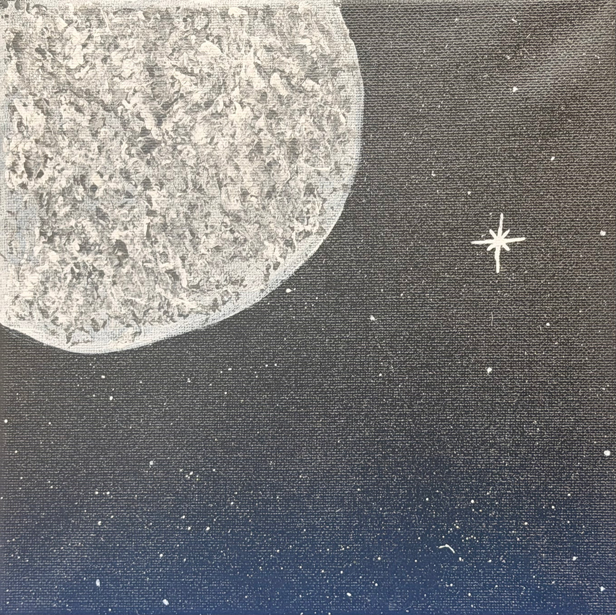 Moon by Bee the Light Art Studio