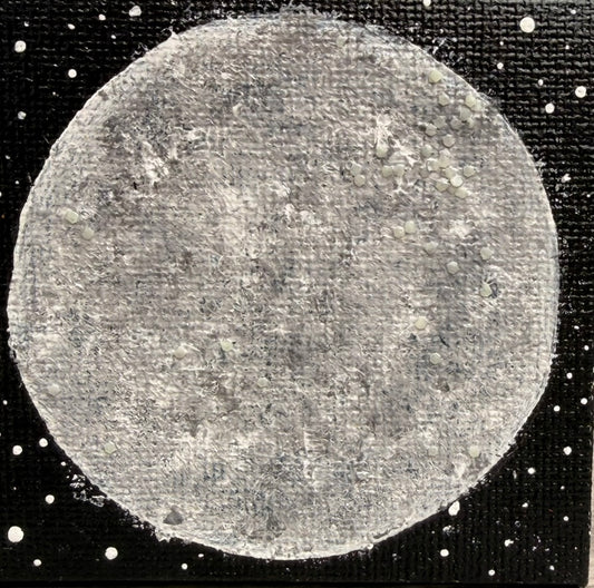 Moon (mini) by Bee the Light Art Studio