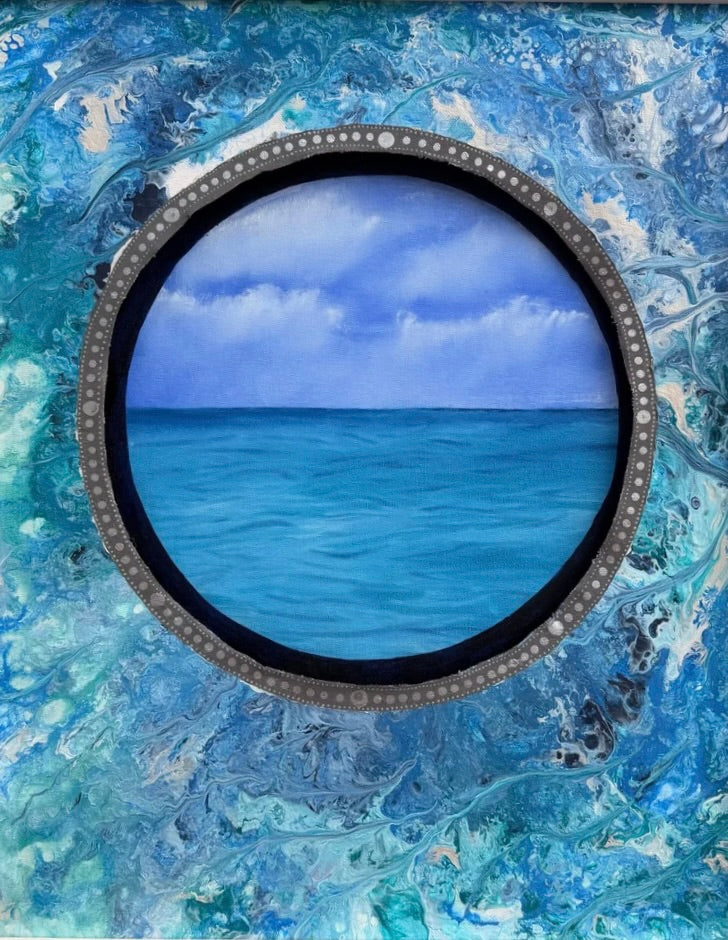Window to the Sea by Bee the Light Art Studio