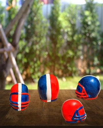 Bear Down Helmet by Bee the Light Art Studio
